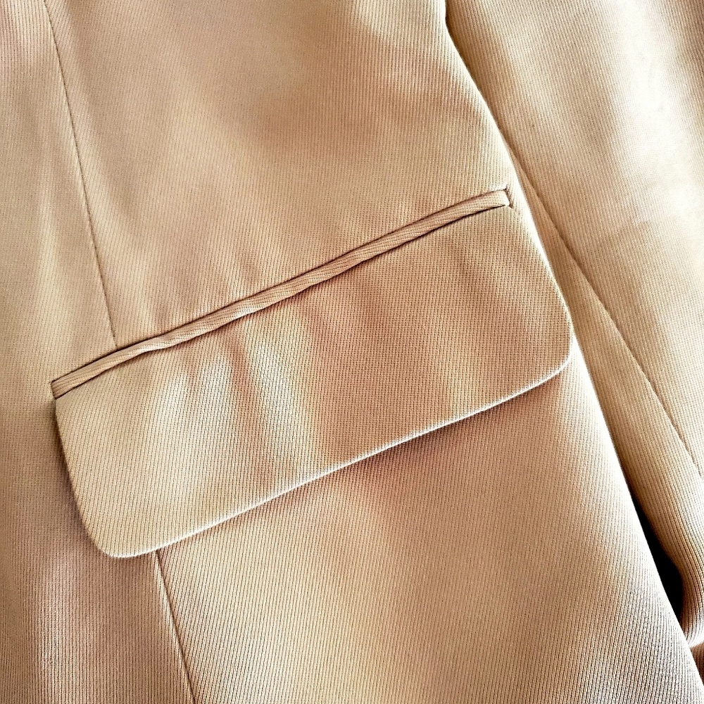 💯Ann Taylor Silk-Lined Long 3 Button Blazer - Picture 4 of 12
